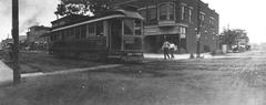 Electric Streetcar in Clinton, Indiana early 1900s