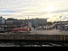 Panoramic view of Helsinki cityscape