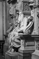 Statue of Moses by Michelangelo in Basilica di San Pietro in Vincoli