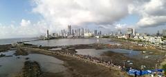 aerial view of Haji Ali Mosque in Mumbai