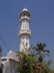 Minaret of Haji Ali Dargah in Mumbai