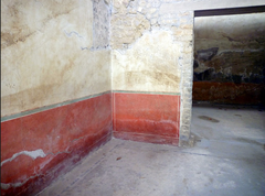 Ruins of Oplontis with ancient structures and columns