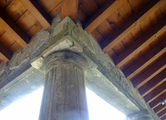 Oplontis archaeological site with ancient Roman villa remains