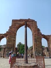 Iron Pillar of Delhi in Qutb Complex