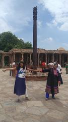 Ashoka Pillar with intricate carvings