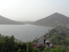 Exotic view of Fateh Sagar Lake from Moti Magri