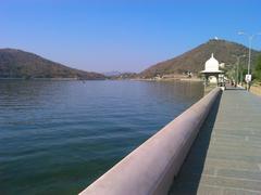 Fateh Sagar Lake in Udaipur, Rajasthan, India