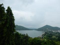 Fateh Sagar Lake view from Moti Magri Udaipur