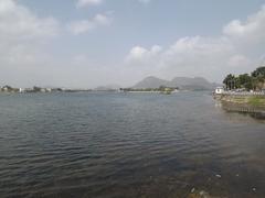 Fateh Sagar Lake in Udaipur, Rajasthan, India