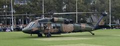 Australian Army UH-60 Blackhawk helicopter on display at Darling Harbour