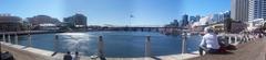 Panoramic view of Darling Harbour