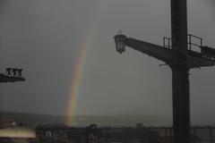 Rainbow over Sydney Harbour Bridge