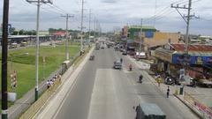 McArthur Highway from the Flyover of SM City Marilao