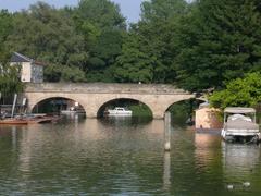 Folly Bridge in Oxford seen from the west