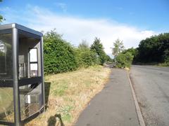 Exit from public toilets on the A40 near Forest Hill