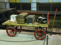 historic Denver tram in a museum