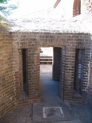 Fort Clinch historic building with stone walls and archways