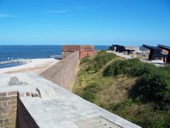 Fort Clinch historic fortification at Fernandina Beach Florida