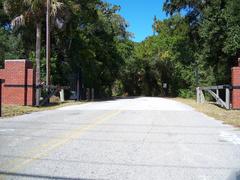 Entrance of Fort Clinch State Park