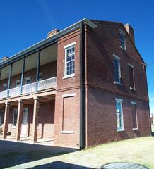 Fort Clinch historic building panorama