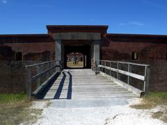 Entrance to Fort Clinch at Fort Clinch State Park in Fernandina Beach, Florida