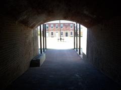 Fort Clinch State Park entrance to fort