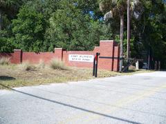 Entrance of Fort Clinch State Park in Fernandina Beach, Florida