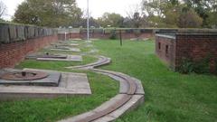 cannon placements in Fort Jay on Governors Island