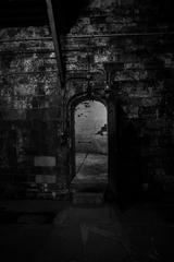 underground ammunition room at Fort Jay