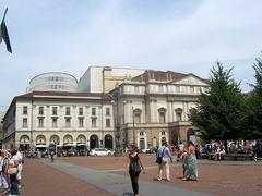 Teatro alla Scala in Milan with adjacent museum building