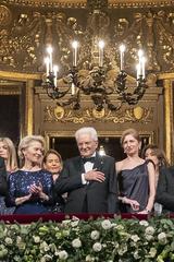 President Sergio Mattarella and Mrs. Laura at the inauguration of the 2022-2023 opera and ballet season at Teatro alla Scala