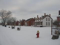 Officer's Row at Fort Wayne in Detroit January 2011