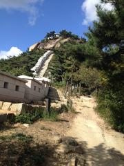 Hilltop of Inwangsan Mountain in Seoul