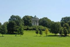 Monopteros temple in Englischer Garten, Munich