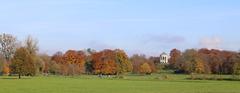 Monopteros in the Englischer Garten, Munich in autumn