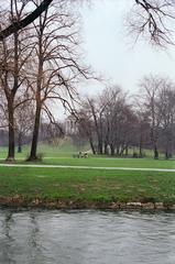 Englischer Garten and Monopteros in Munich 1987