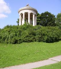 Monopteros temple in Englischer Garten, Munich