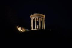 Monopteros in the Englischer Garten, Munich after sunset