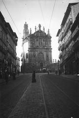 Clérigos Church and Clérigos Street in Porto, Portugal