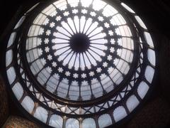 detailed view of the dome of Kiosco Morisco