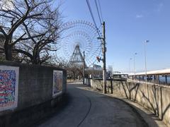 Grand Ferris wheel at Tempozan Harbor Village near Tempozan Ferry Terminal