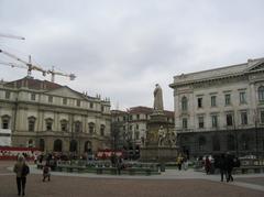 Piazza della Scala in Milan, Italy