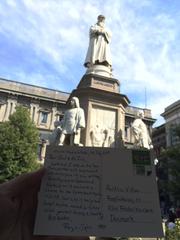 Monumento a Leonardo da Vinci in Milan