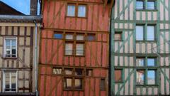 Angled house in Troyes, France