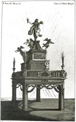 Troyes altar for the Peace of Baden with fireworks celebration