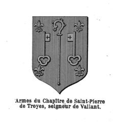 Blason du Chapitre Saint Pierre Troyes