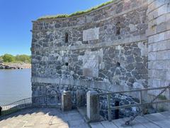 King's Gate plaques with engraved texts at Sveaborg