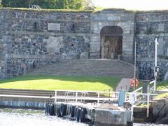 Aerial view of the Suomenlinna sea fortress in Finland