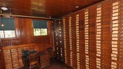 Frederick Law Olmsted National Historic Site office with file drawers