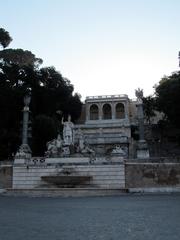 stairway leading up to the Pincio Gardens